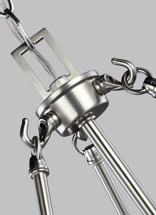 Generation Lighting Lighting 3-Light Pendant, Brushed Nickel