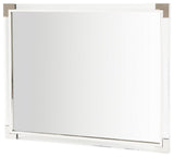 State St. Acrylic Modern Wall Accent Mirror - Clear