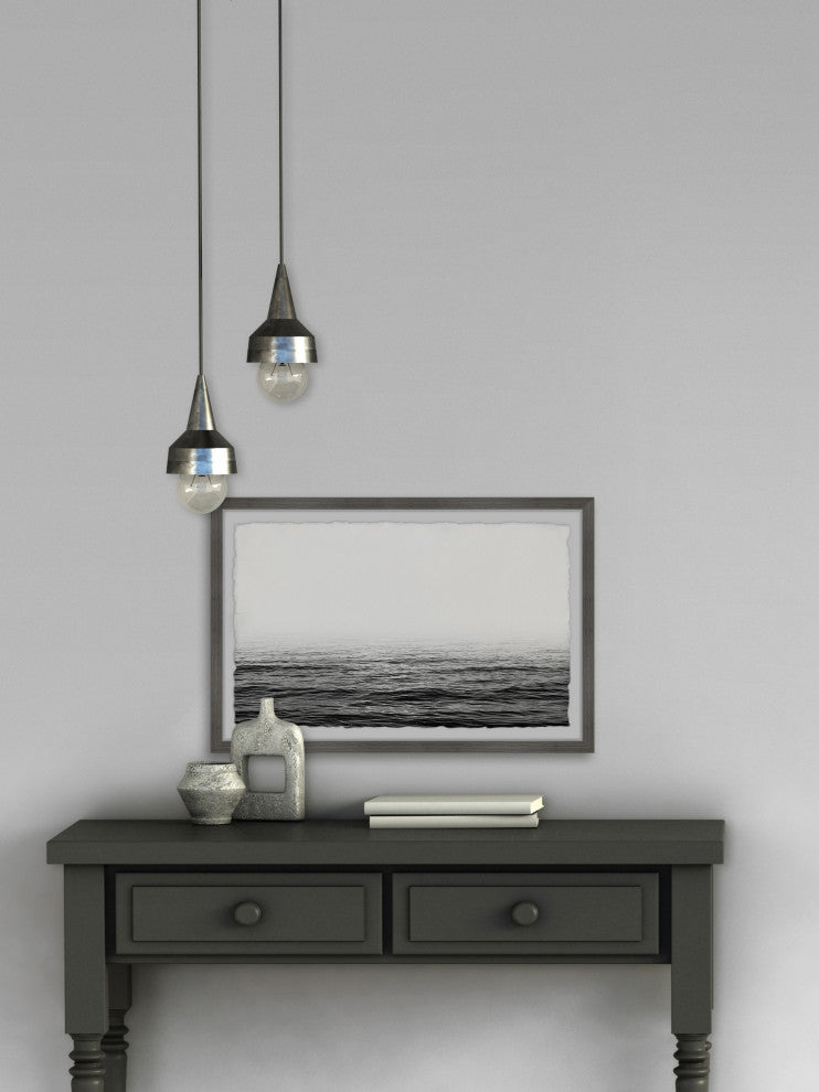 "Ocean Horizon" Framed Painting Print, 12x8