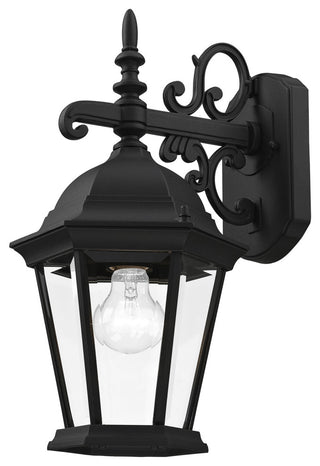 Textured Black Traditional, Historical, Outdoor Wall Lantern