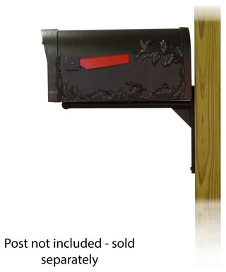 Hummingbird Curbside Mailbox With Ashley Front Single Mailbox Mounting Bracket