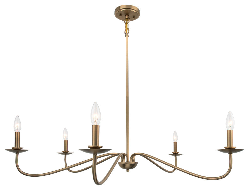 5-Light Elegant Traditional Chandelier