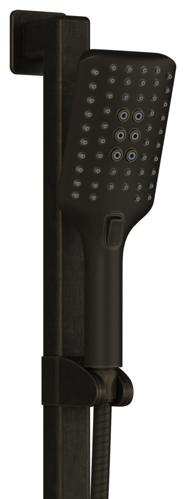 Seville Slide Bar With Handshower, 2.5 GPM, Oil Rubbed Bronze, Left