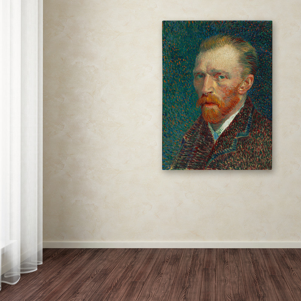 Van Gogh 'Self Portrait' Canvas Art, 24 x 18