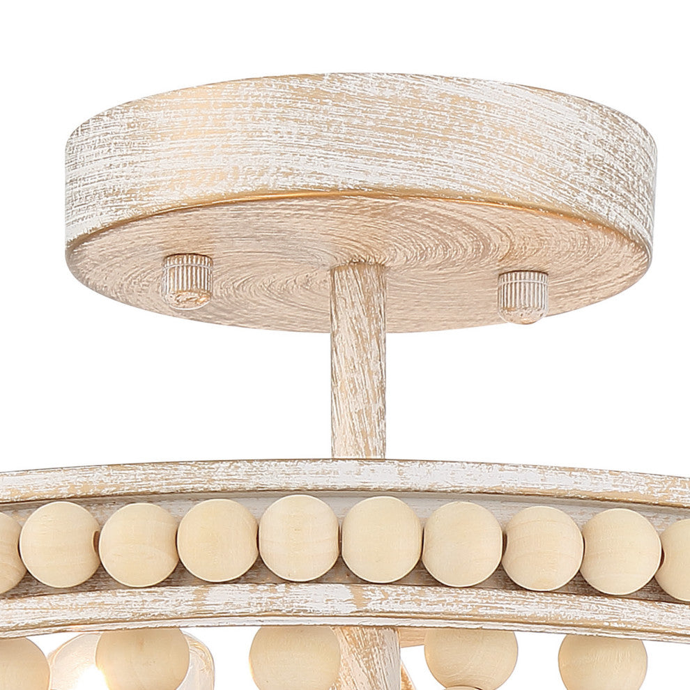 2 Light 12.6'' Unique/Statement Bowl Flush Mount