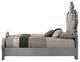 ACME Perine Eastern King Bed, Gray Velvet