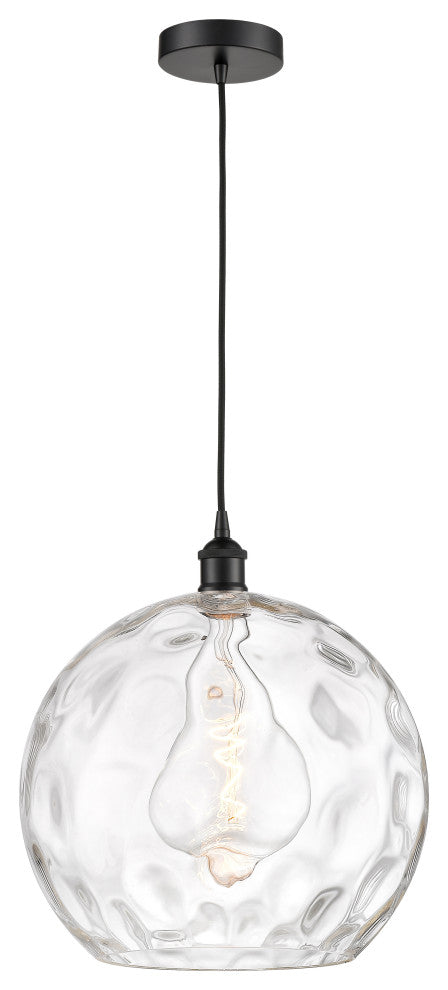 Innovations 616-1P-BK-G1215-14-LED 1-Light Pendant, Matte Black