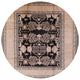 Ahgly Company Indoor Round Mid-Century Modern Area Rugs, 8' Round