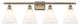 Innovations 516-4W-AB-GBC-81 4 Light Bath Vanity Light, Antique Brass