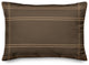 Brown Plaid Fall Lines 1 14"x20" Spun Poly Pillow
