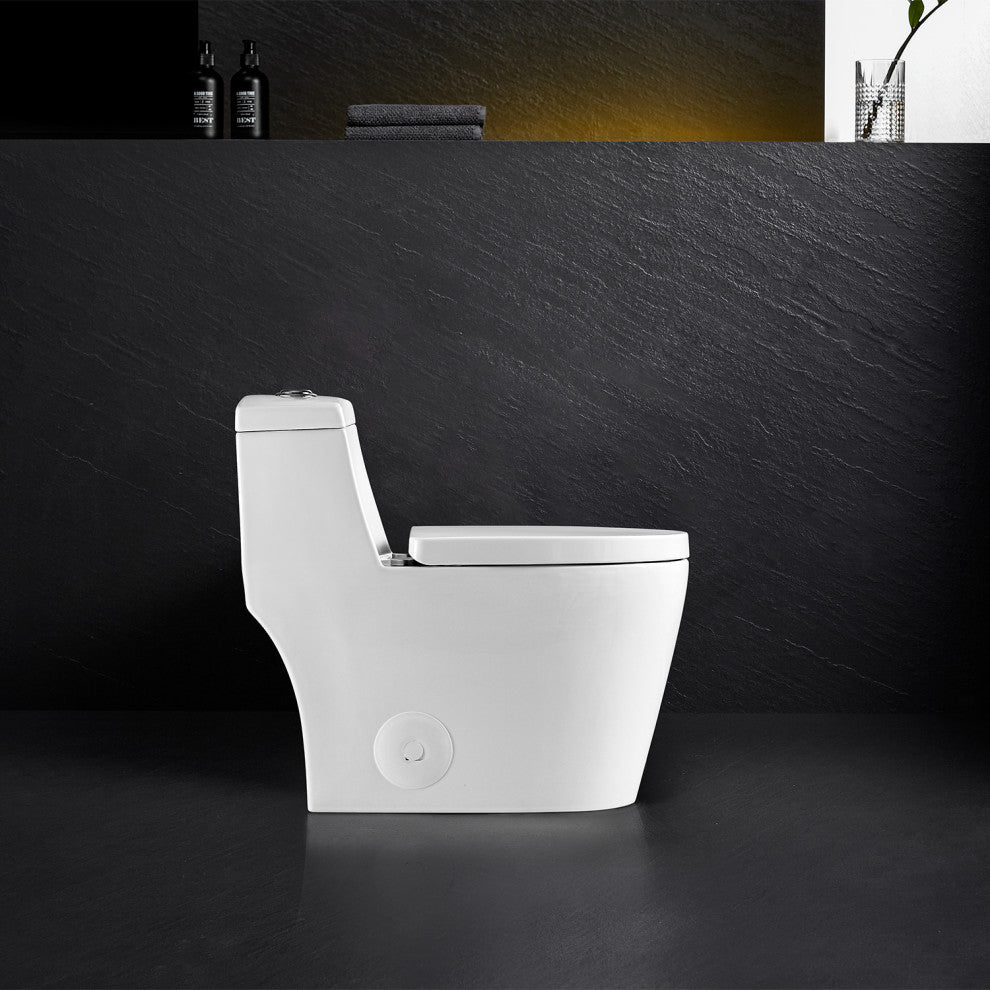 Savona Dual Flush Semi Elongated One-Piece Toilet