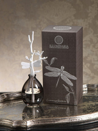 "Illuminaria" Porcelain Diffuser, Essence of Jasmine Fragrance