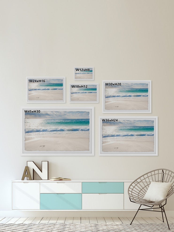 "Today's a Beach Day" Framed Painting Print, 18x12