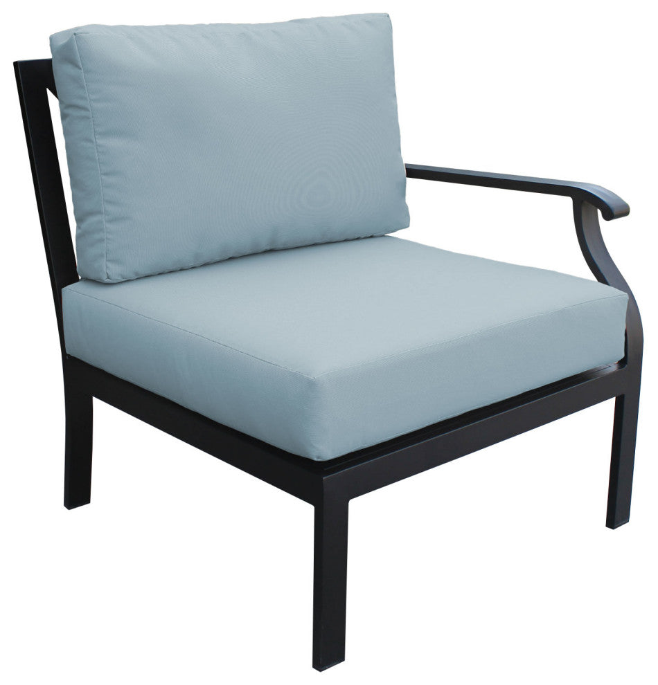 kathy ireland Madison Ave. 12 Piece Aluminum Patio Furniture Set 12g, Tranquil