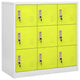 Vidaxl Locker Cabinet Light Gray And Green 35.4"x17.7"x36.4" Steel