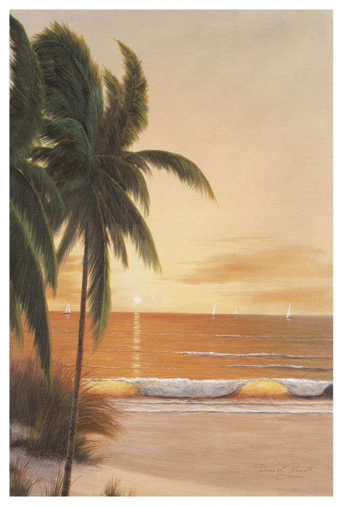 "Golden Glow" Digital Paper Print by Diane Romanello, 26"x38"