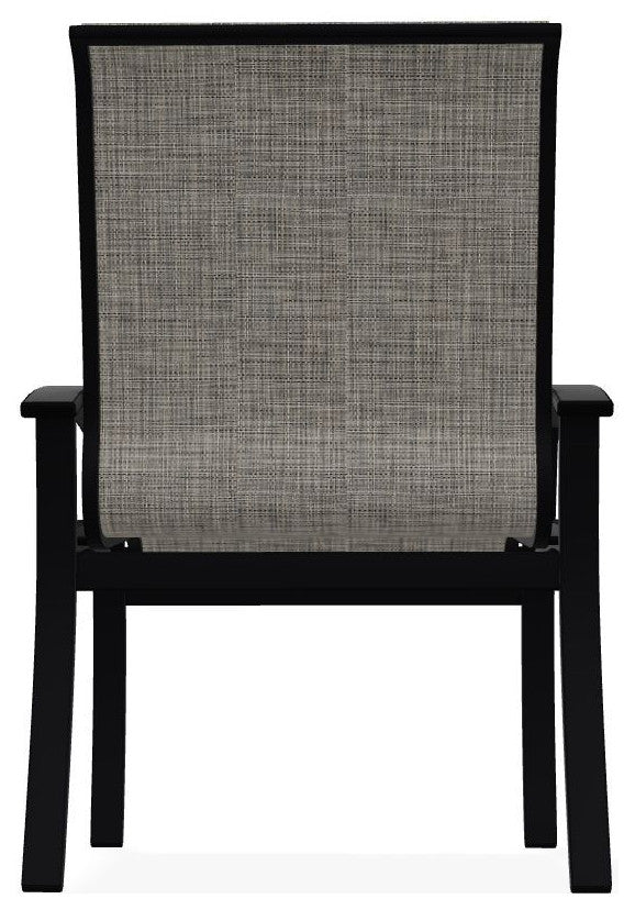 Belle Isle Sling Outdoor Dining Chair, Storm/Black