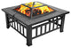 Gewnee Metal Firepit Stove Backyard Patio Garden Fireplace