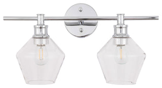Elegant Lighting LD2312 Gene 2 Light 19"W Vanity Light - Chrome