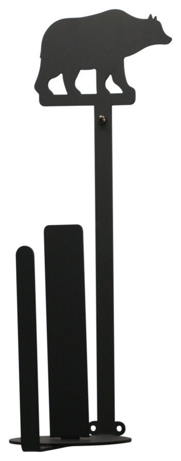 Bear Paper Towel Holder With Vertical Wall Mount