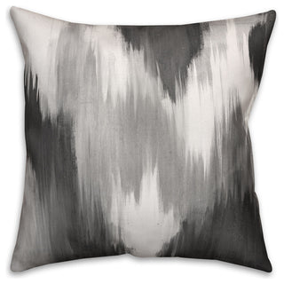Abstract Gray Pattern 16x16 Spun Poly Pillow Cover