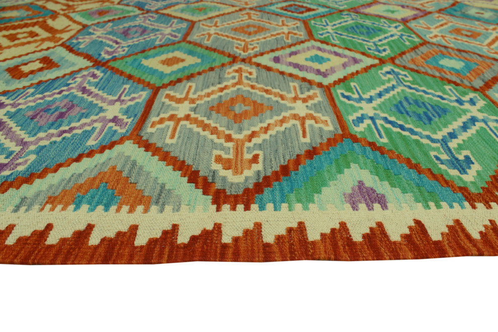 Sangat Kilim Ata Rust Rug