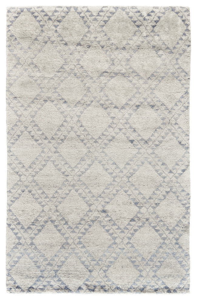 Weave & Wander Bahar Rug, Ice, 7'9"x9'9"