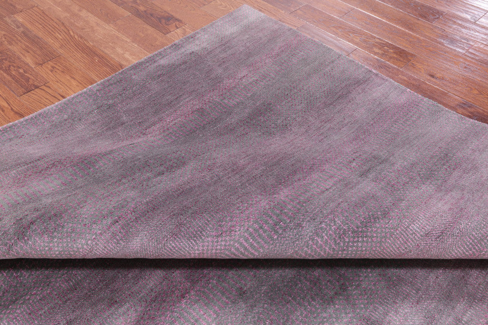 Savannah Grass Wool and Silk Handmade Rug 8' 0" X 10' 3" Q11437