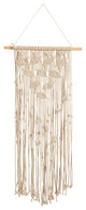 Nearly Natural 7115 30" Boho Chic Waterfall Leaf Design Macrame Wall Art Decor