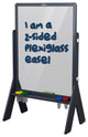 Little Partners Peek-A-Boo Adjustable Height Art Easel, Earl Gray