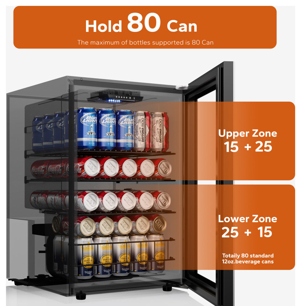 Ca''Lefort beverage refrigerator cooler Built-In 80 Cans
