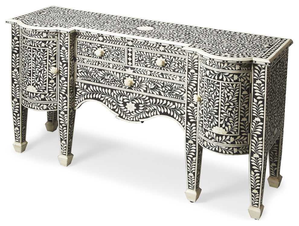 Butler Victoria Black Bone Inlay Buffet