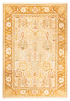 Eclectic, One-of-a-Kind Hand-Knotted Area Rug Ivory, 6' 1" x 8' 10"