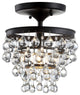 Toronto Metal, Crystal LED Flush Mount, Oil Rubbed Bronze, 10"