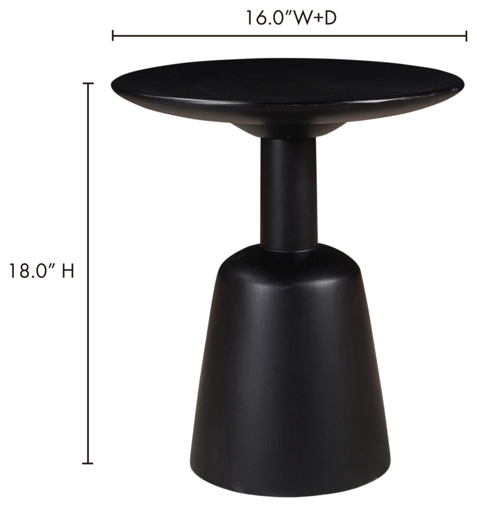 Nels End Table Black