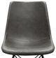 Theo 4 Dining Chairs With Metal Base, Weathered Gray