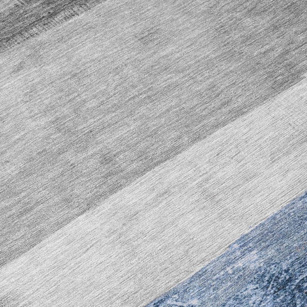 Machine Washable Indoor/Outdoor Chantille ACN1883 Sky 10' x 14' Rug