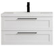 The Cosmo Wall Mounted Modern Bathroom Vanity, White, 36"