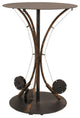 Rust End Table With 3 Fishing Poles