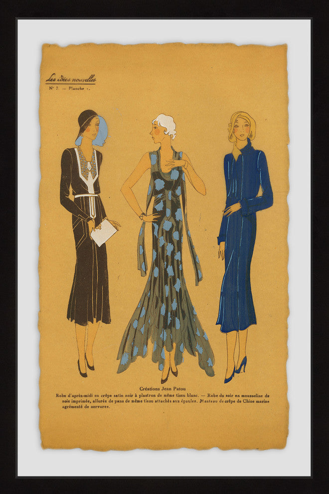 "Long and Pretty" Framed Painting Print, 24"x36"
