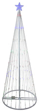 6' Multi-Color LED Lighted Show Cone Christmas Tree Outdoor Decoration