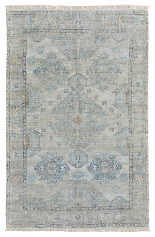 Weave & Wander Ramey Vintage Space Dyed Wool Rug, Tan/Gray, 7'6"x9'6"