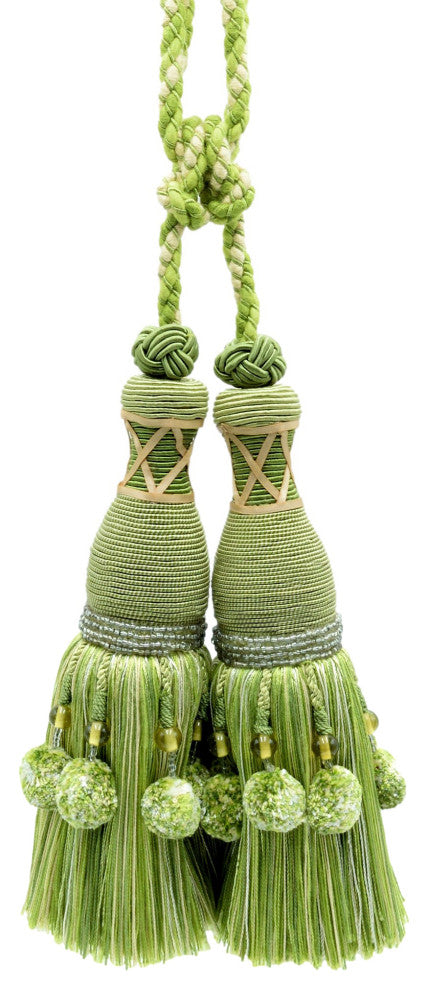 Tassel Tieback, Style# TBRW102, Color# VL11 - Cabbage Green [Sold Individually]