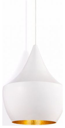 Elite Living Modern Ceiling Pendant Light 9.5" 1-light, White