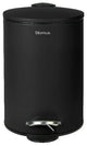 Tubo Pedal Bin Wastepaper Basket Black