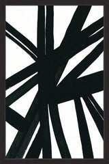 "Lines Over Lines" Framed Painting Print, 24"x36"