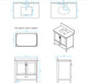 Wyndham WCS141436SESCMUNOMXX Espresso 36 Inch Single Vanity with Oval Sink