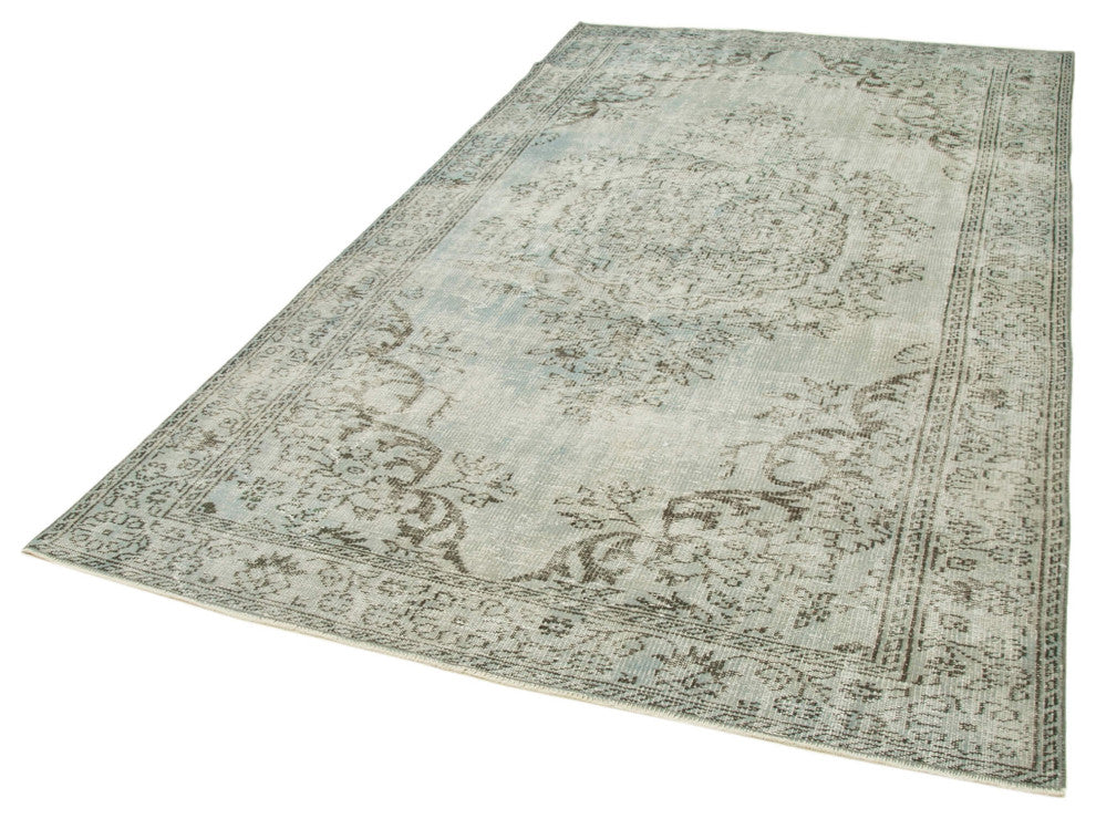 Rug N Carpet - Handwoven Turkish 5' 7" x 9' 7" Unique Overdyed Area Rug