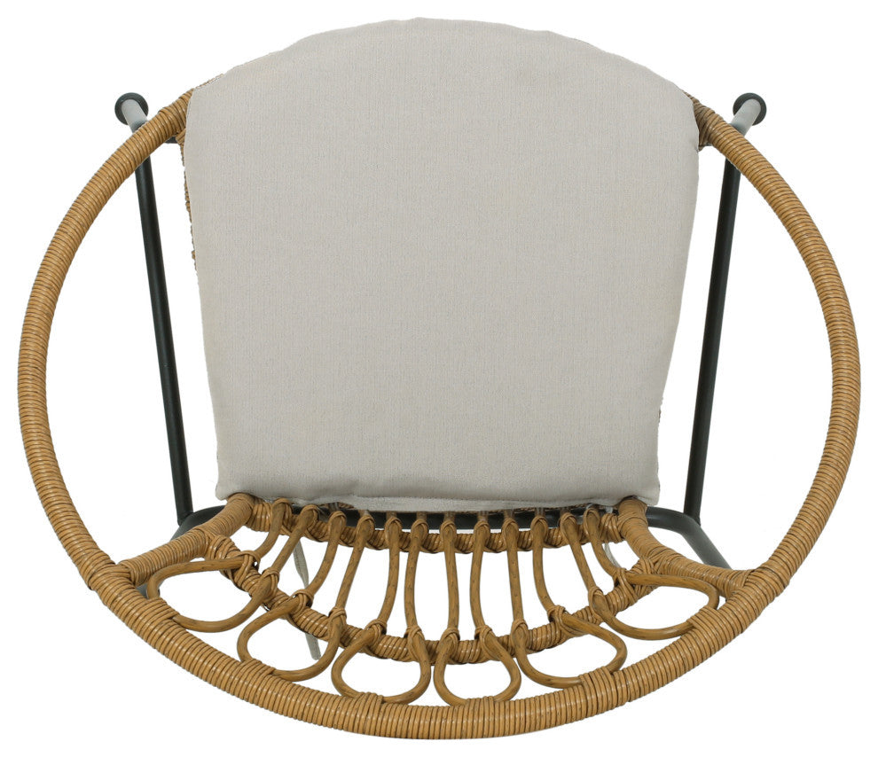 Beulah Faux Wicker Chairs, Set of 2