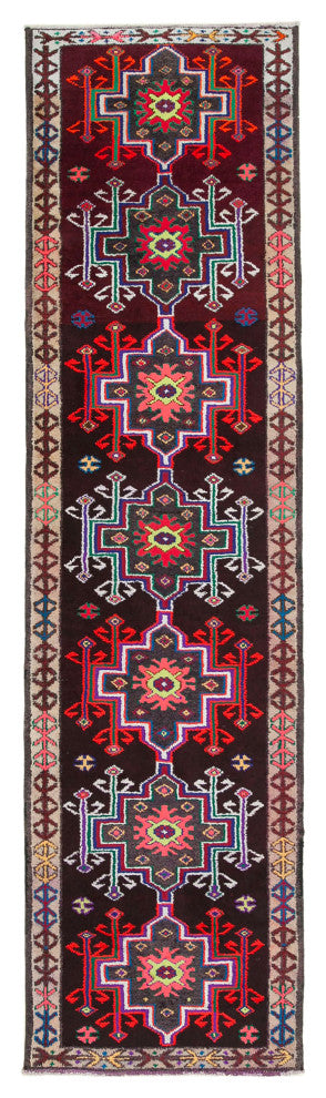 Rug N Carpet - Handmade Turkish 2' 11" x 11' 1" Unique Runner Rug
